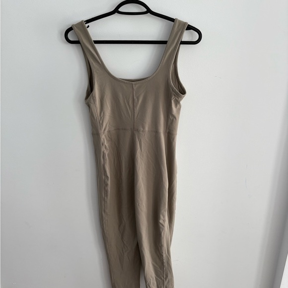 Dynamite Beige Sleeveless Jumpsuit - Picture 3 of 4